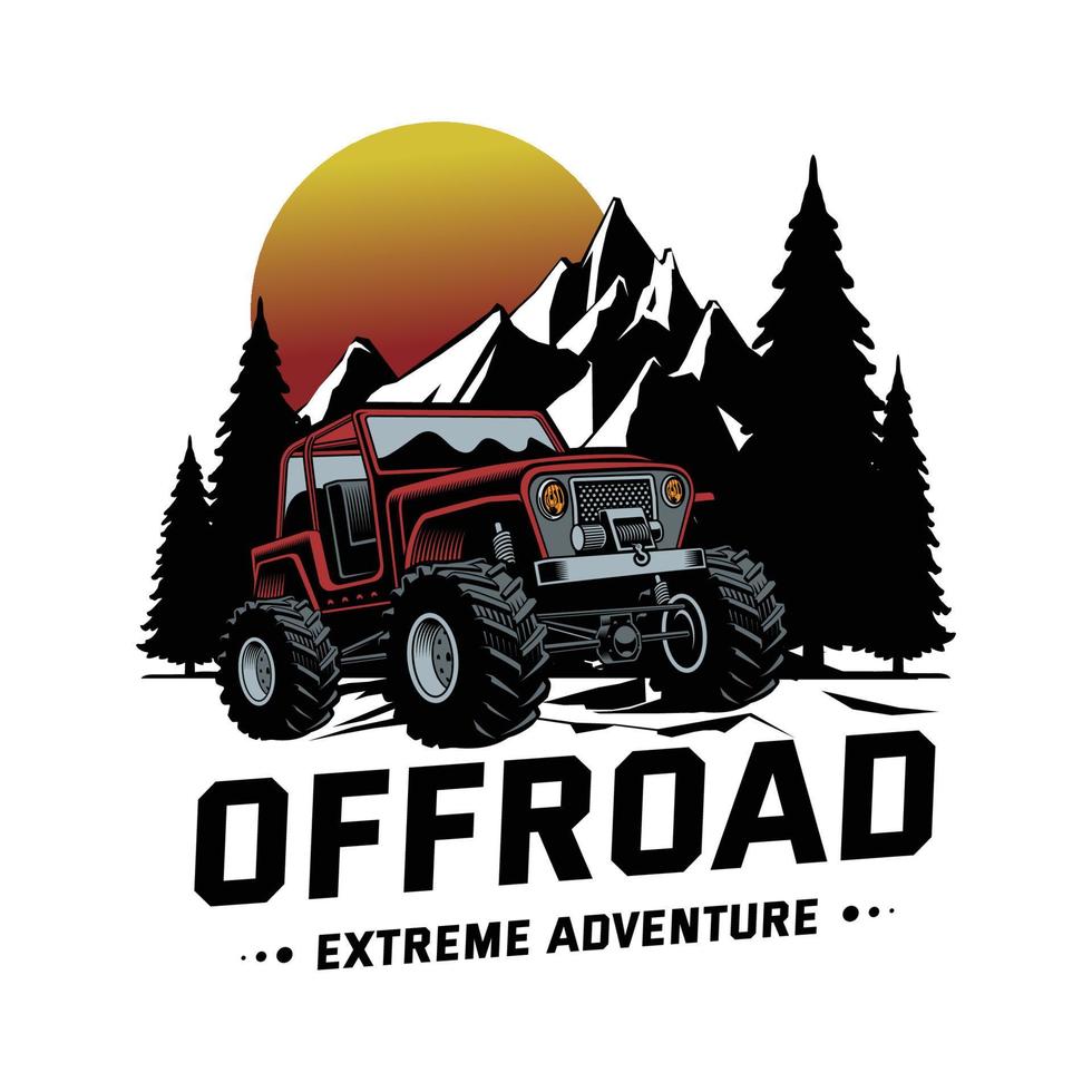 äventyr off road vektor