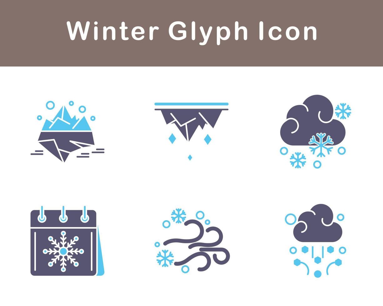 Winter Vektor Symbol einstellen