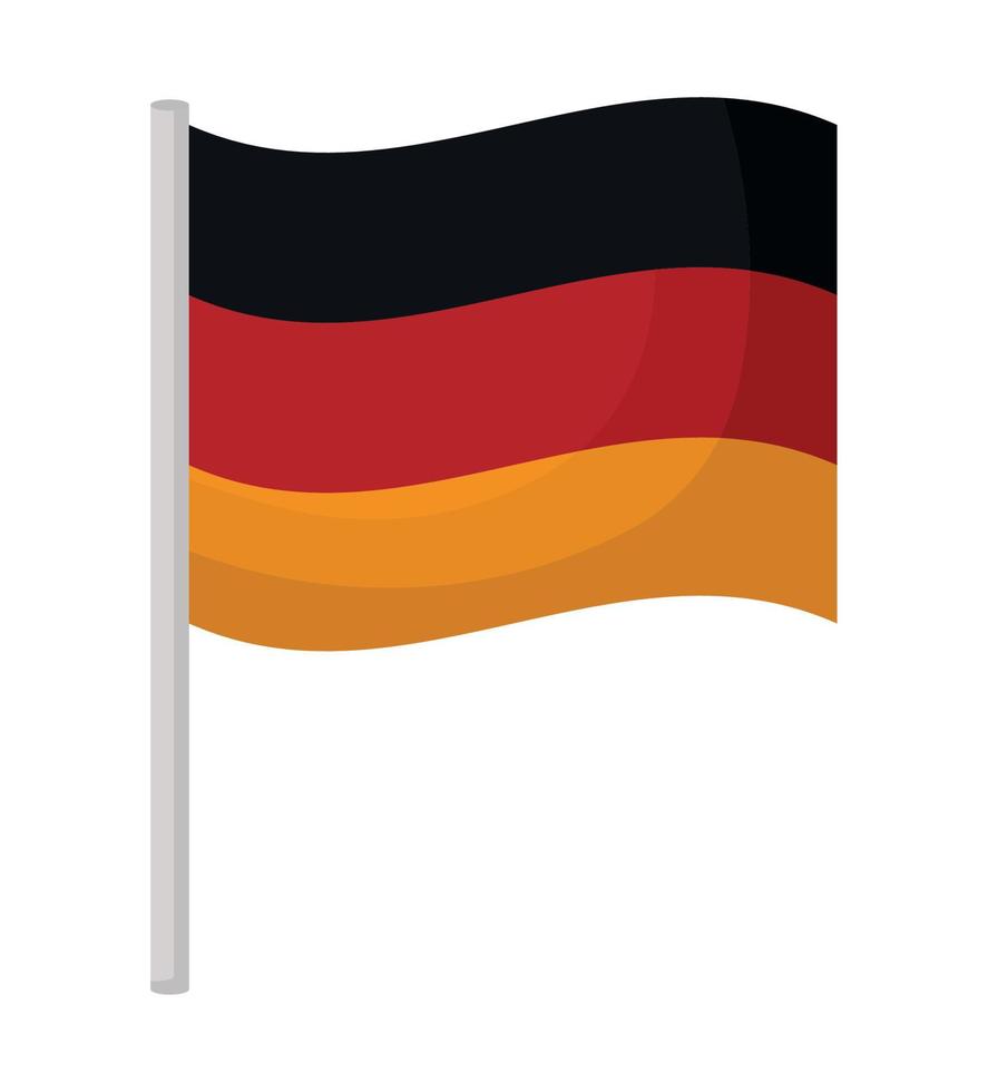 deutschland flagge abbildung vektor