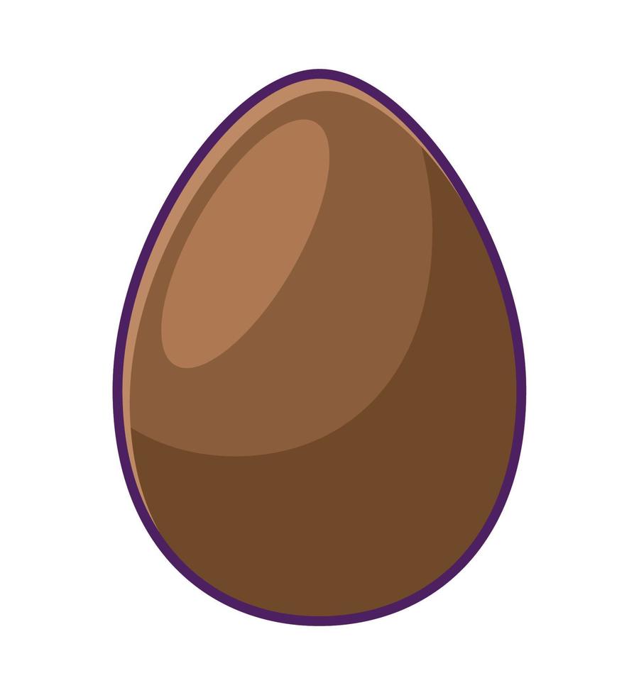choklad ägg design vektor