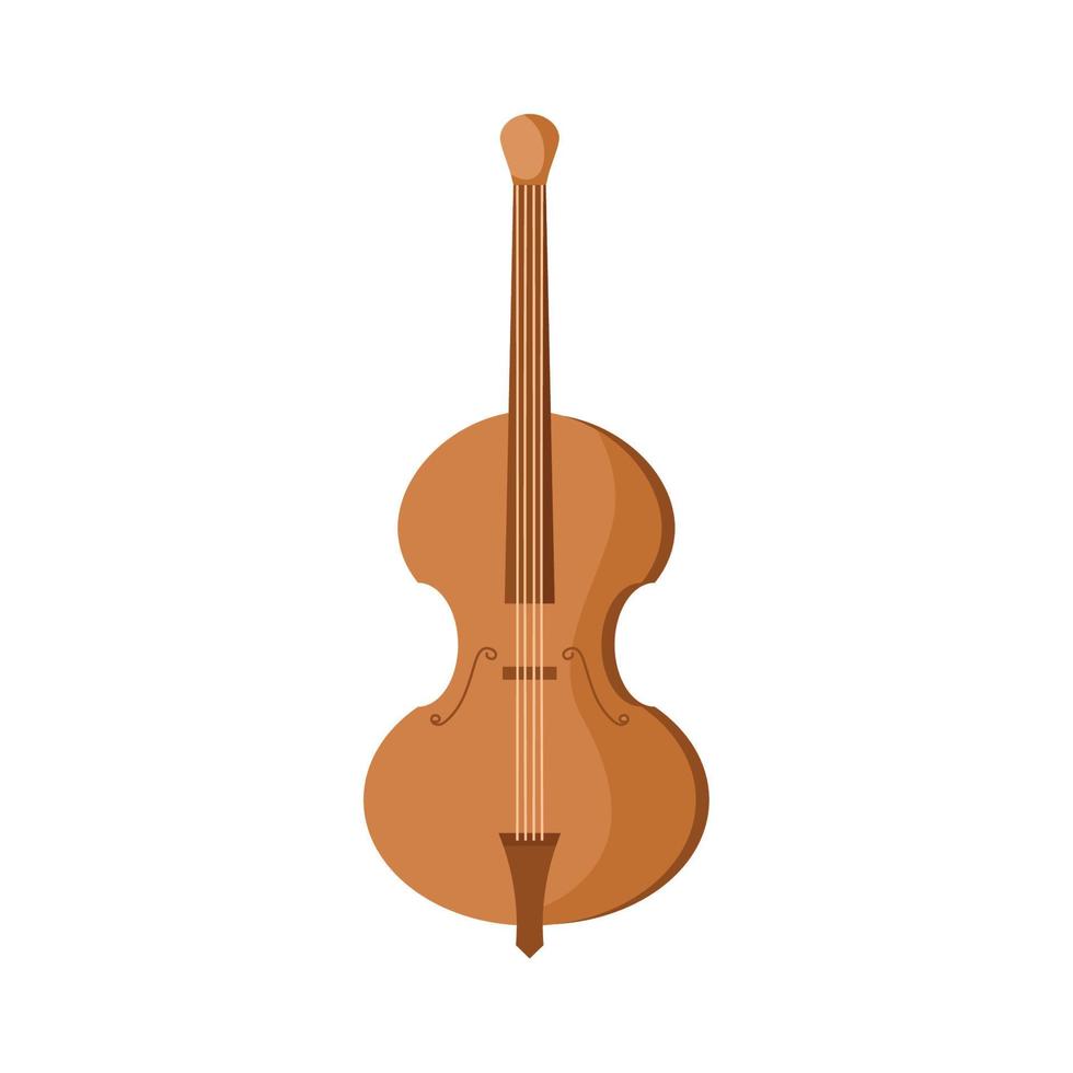 Musik- Geige Design vektor