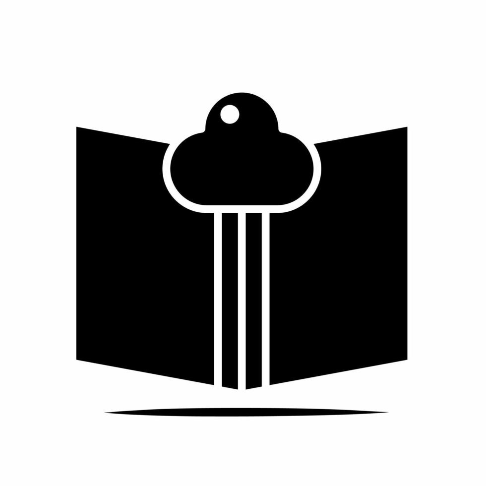 Notizbücher Symbol Illustration mit Schatten. Lager Vektor. vektor