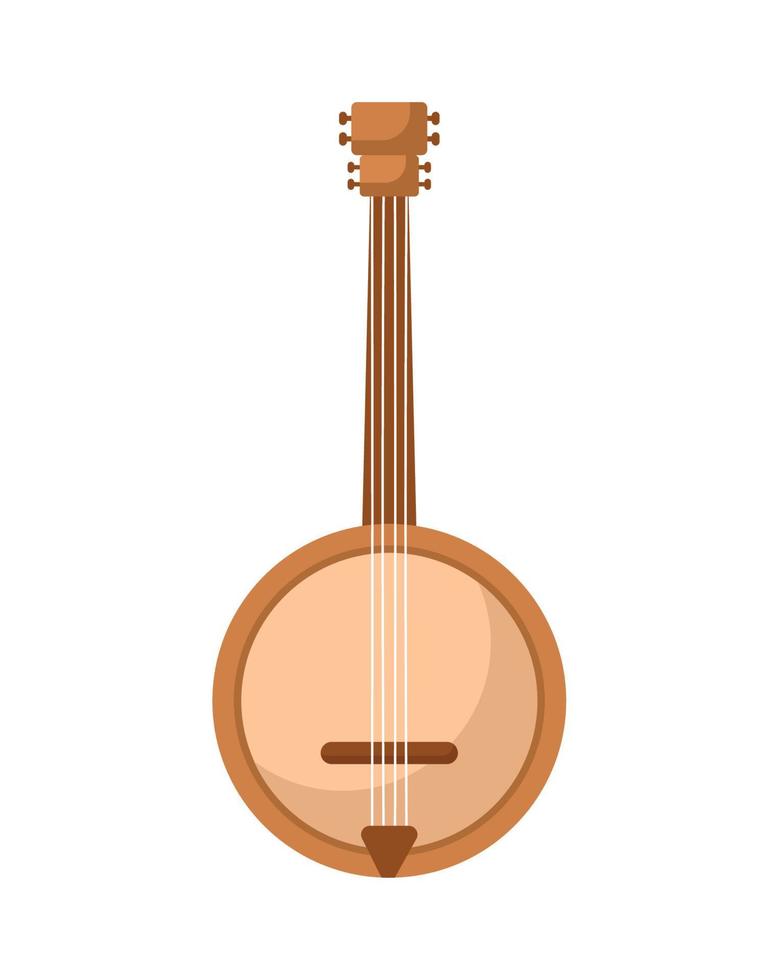 Musik- Banjo Design vektor