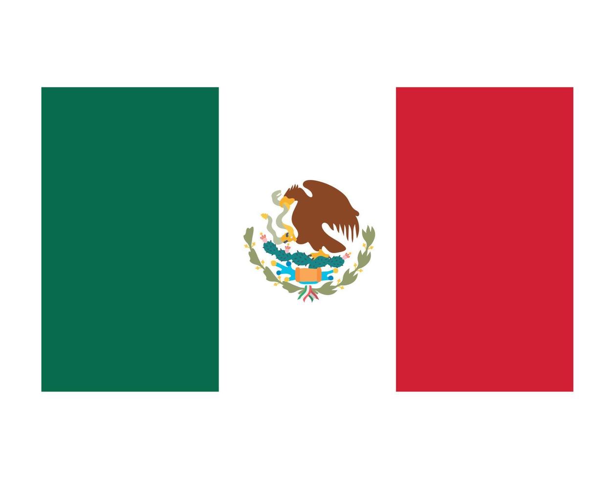 mexikanisches Flaggendesign vektor