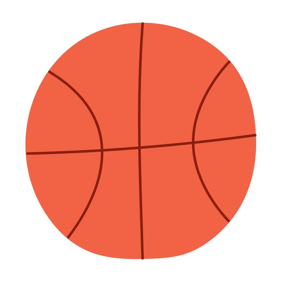 orange basketboll vektor