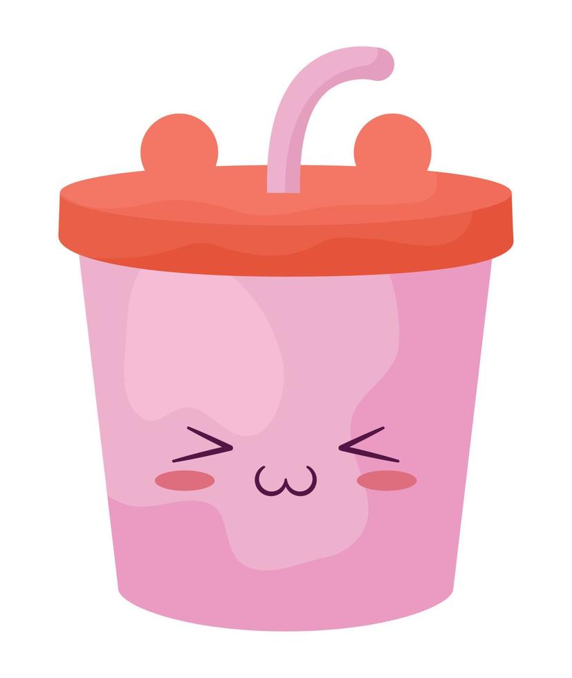 kawaii Saft Tasse vektor