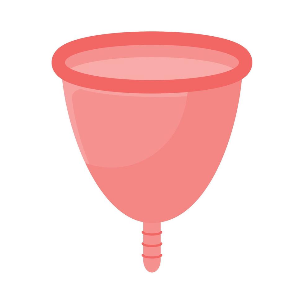 rot Menstruation- Tasse vektor