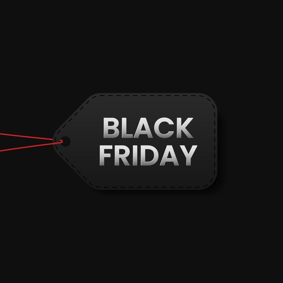 Black Friday Sale Banner-Konzept vektor