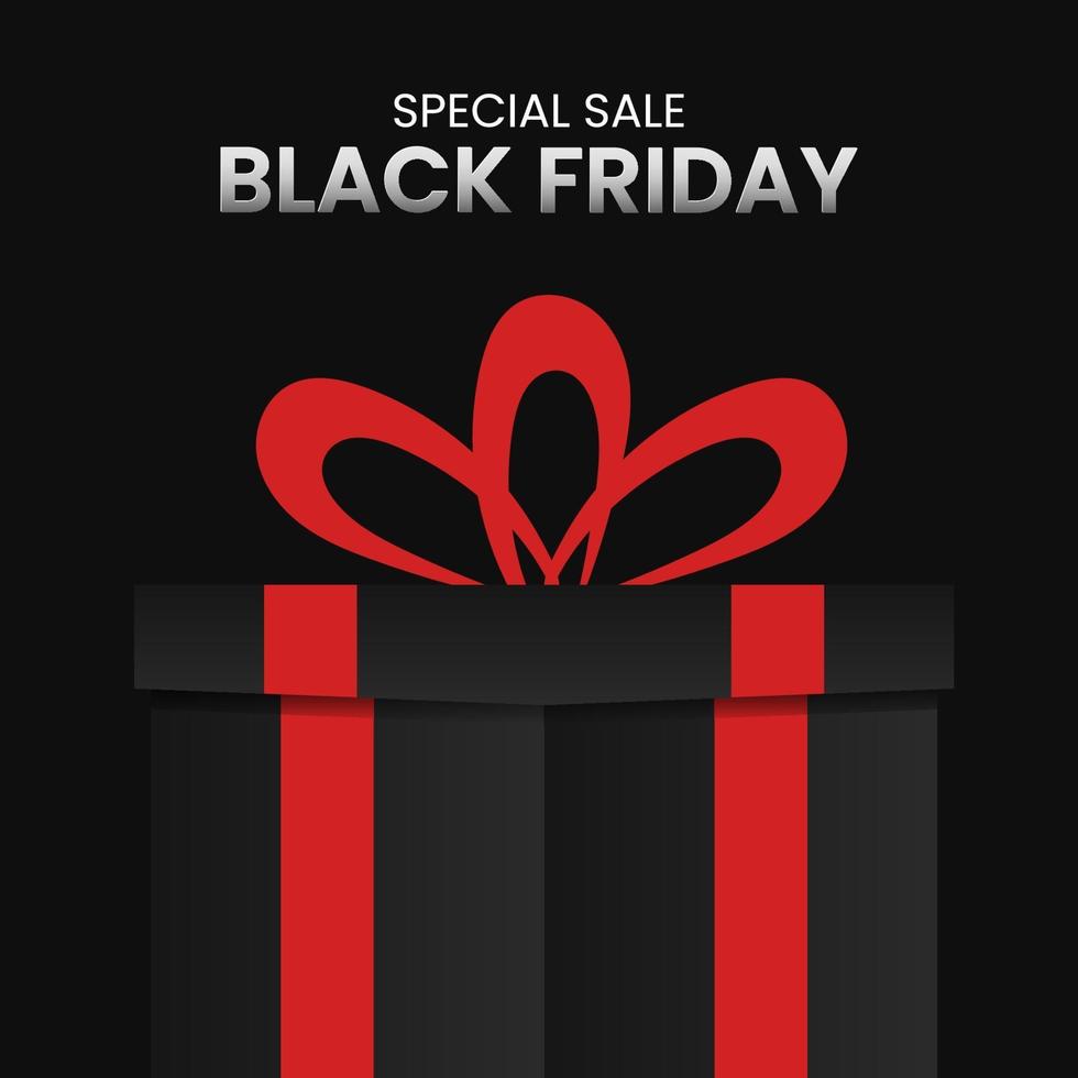 Black Friday Sale Banner-Konzept vektor