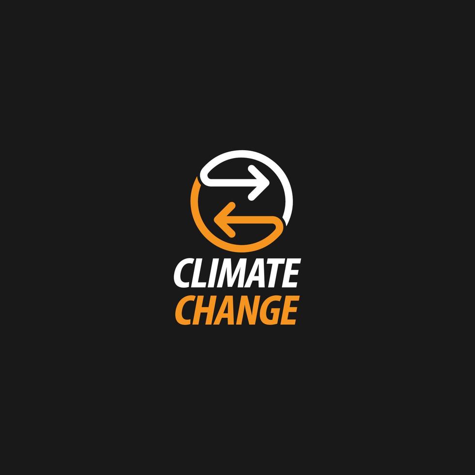 Klima Veränderung Logo Vektor