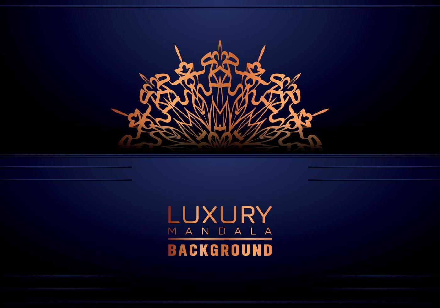 Luxus Mandala Hintergrund dekorativ, Arabeske Stil mit golden Arabeske Muster Stil. dekorativ Mandala Ornament zum drucken, Broschüre, Banner, Abdeckung, Poster, Einladung Karte vektor