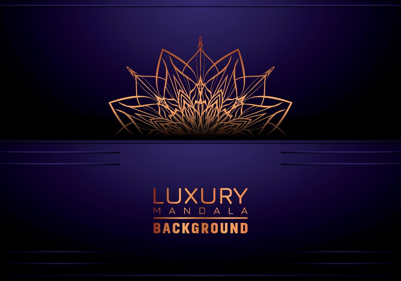 Luxus Mandala Hintergrund dekorativ, Arabeske Stil mit golden Arabeske Muster Stil. dekorativ Mandala Ornament zum drucken, Broschüre, Banner, Abdeckung, Poster, Einladung Karte vektor