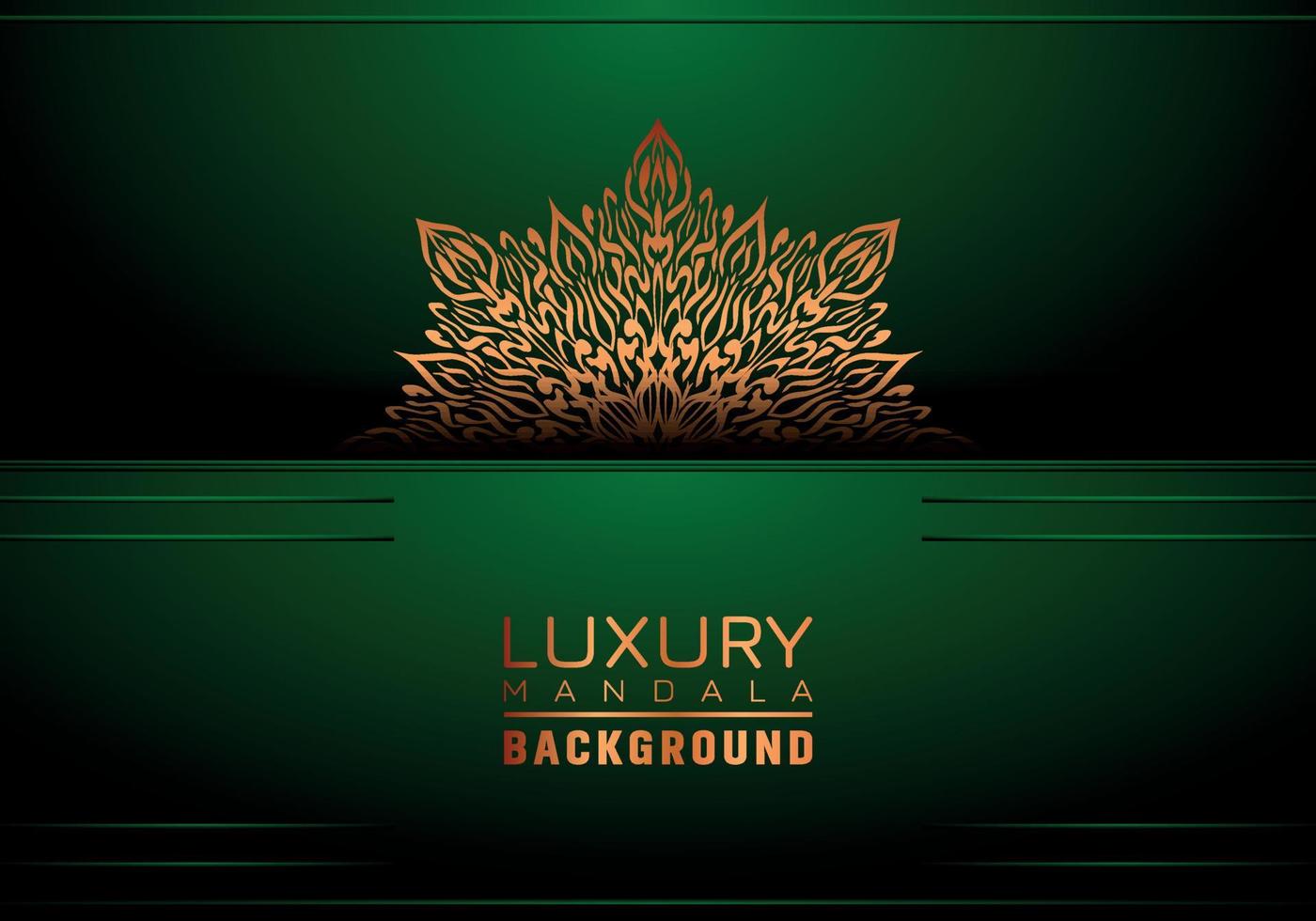 Luxus Mandala Hintergrund dekorativ, Arabeske Stil mit golden Arabeske Muster Stil. dekorativ Mandala Ornament zum drucken, Broschüre, Banner, Abdeckung, Poster, Einladung Karte vektor