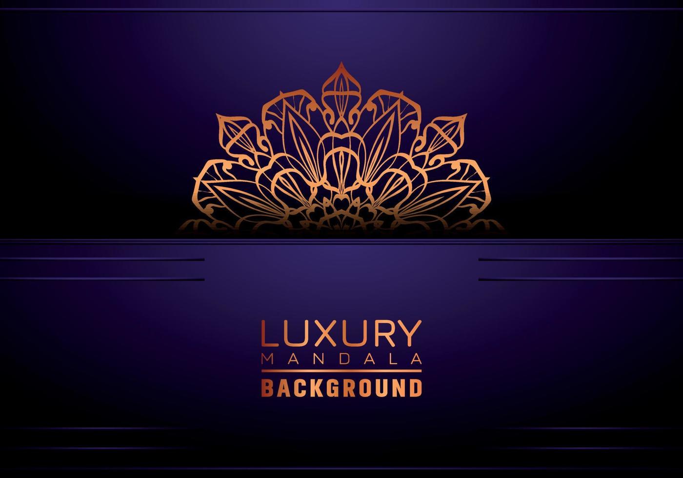 Luxus Mandala Hintergrund dekorativ, Arabeske Stil mit golden Arabeske Muster Stil. dekorativ Mandala Ornament zum drucken, Broschüre, Banner, Abdeckung, Poster, Einladung Karte vektor