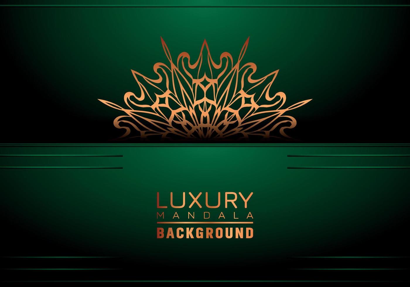 Luxus Mandala Hintergrund dekorativ, Arabeske Stil mit golden Arabeske Muster Stil. dekorativ Mandala Ornament zum drucken, Broschüre, Banner, Abdeckung, Poster, Einladung Karte vektor