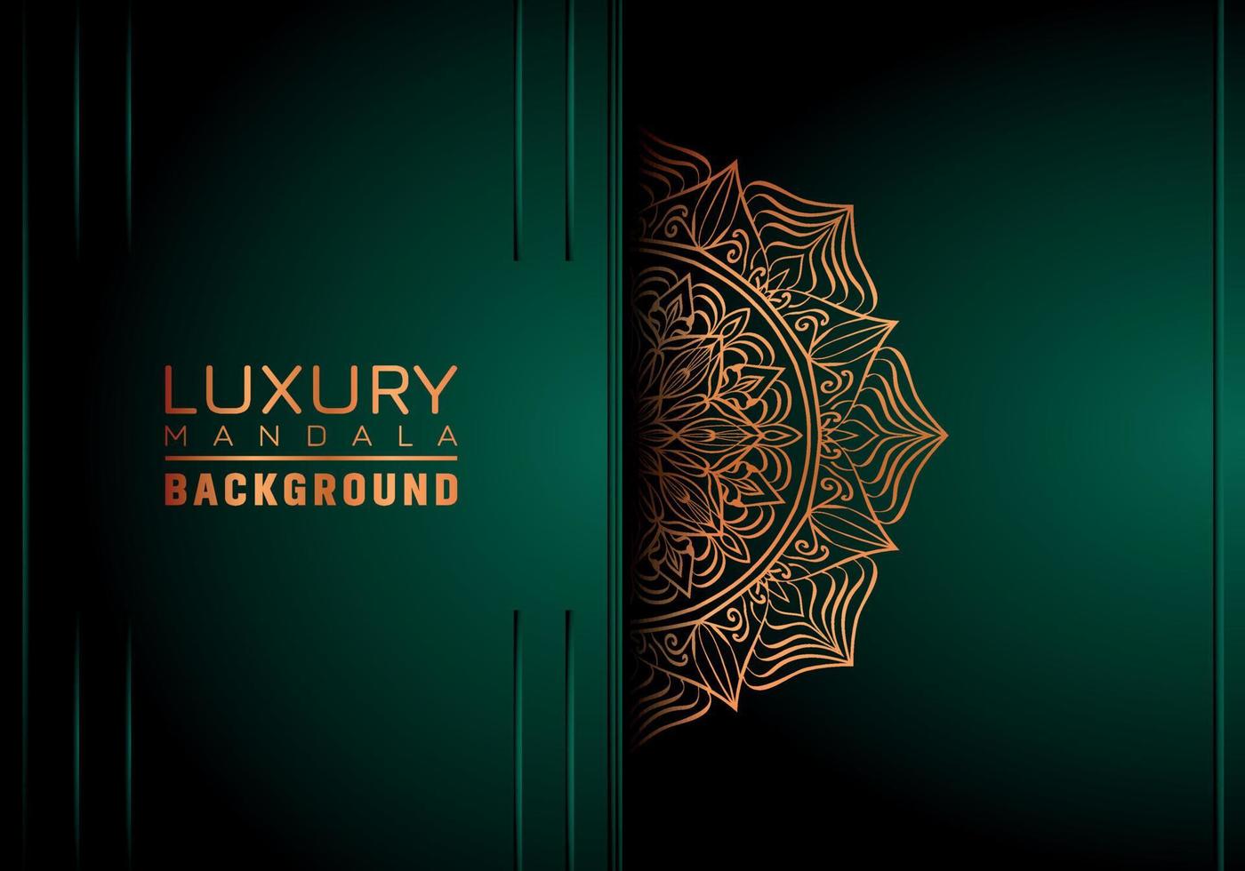 Luxus Mandala Hintergrund dekorativ, Arabeske Stil mit golden Arabeske Muster Stil. dekorativ Mandala Ornament zum drucken, Broschüre, Banner, Abdeckung, Poster, Einladung Karte vektor