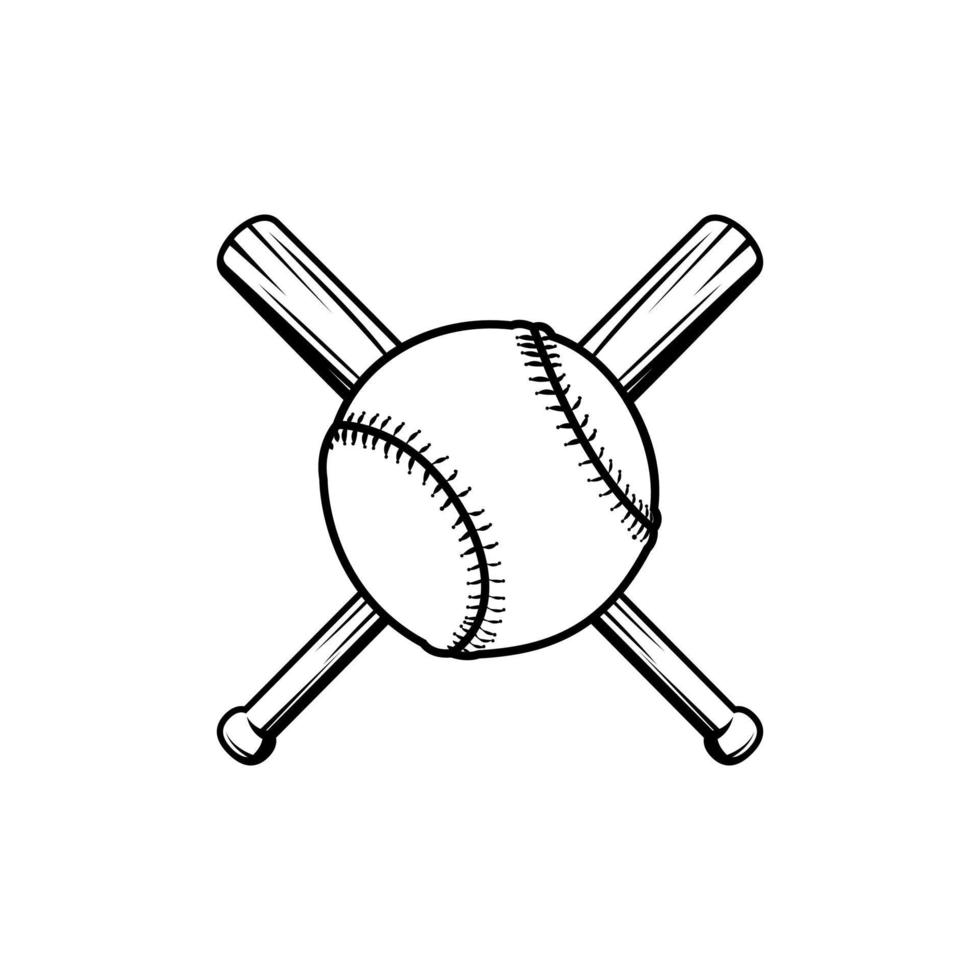 Baseball Symbol Vektor. Baseball Illustration unterzeichnen. Sport Symbol. weicher Ball Logo. vektor