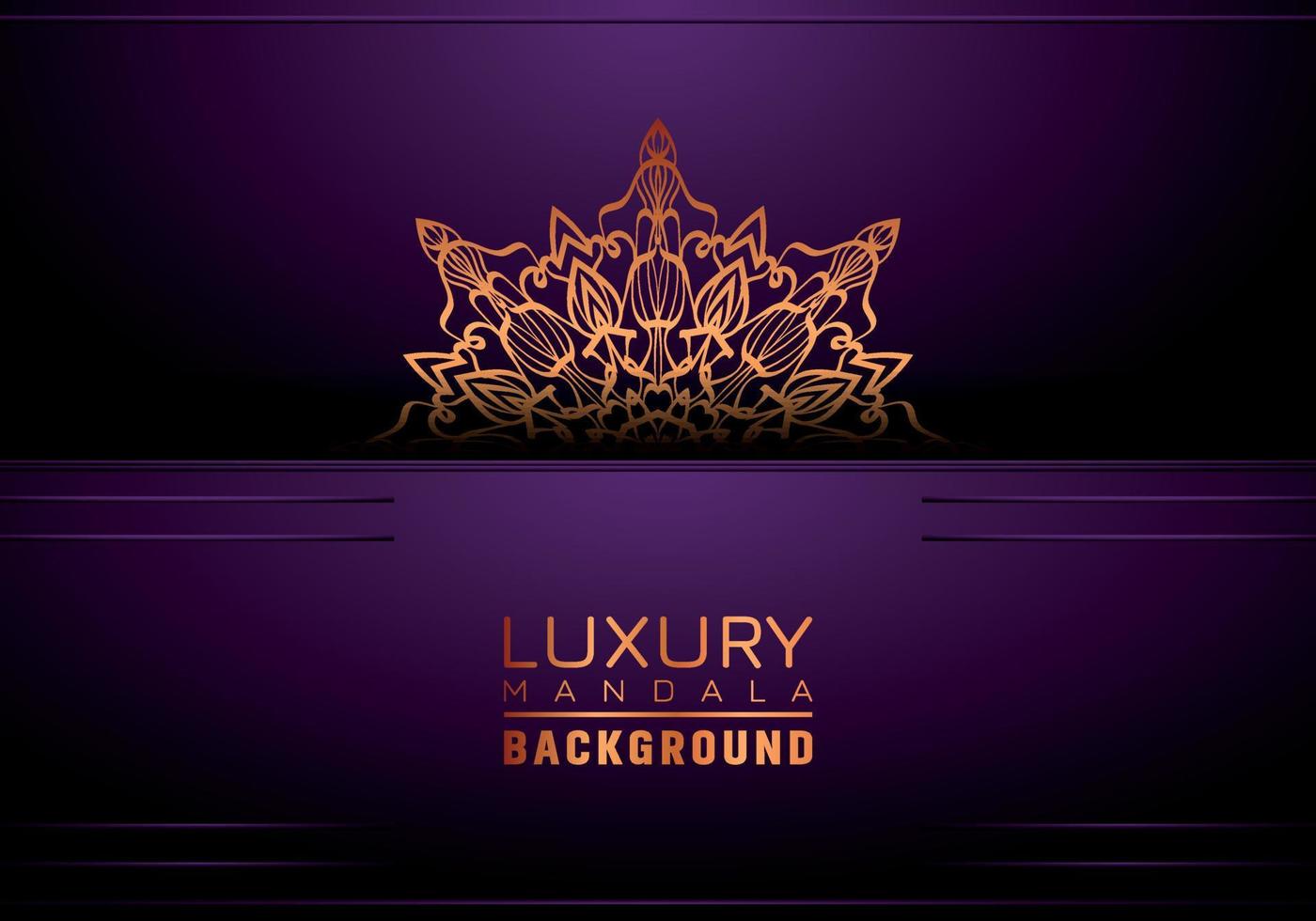 Luxus Mandala Hintergrund dekorativ, Arabeske Stil mit golden Arabeske Muster Stil. dekorativ Mandala Ornament zum drucken, Broschüre, Banner, Abdeckung, Poster, Einladung Karte vektor