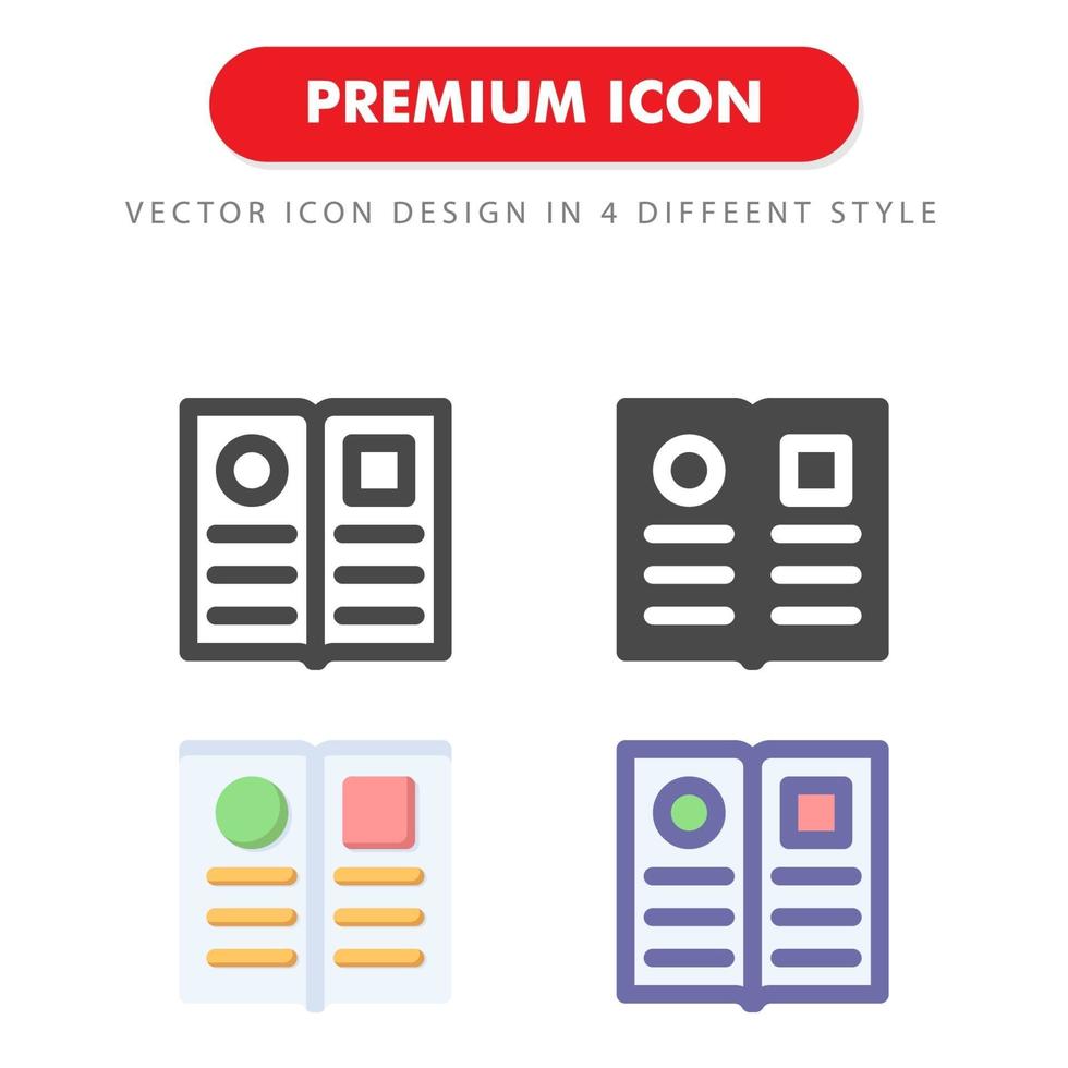 Menü Icon Pack isoliert auf weißem Hintergrund vektor