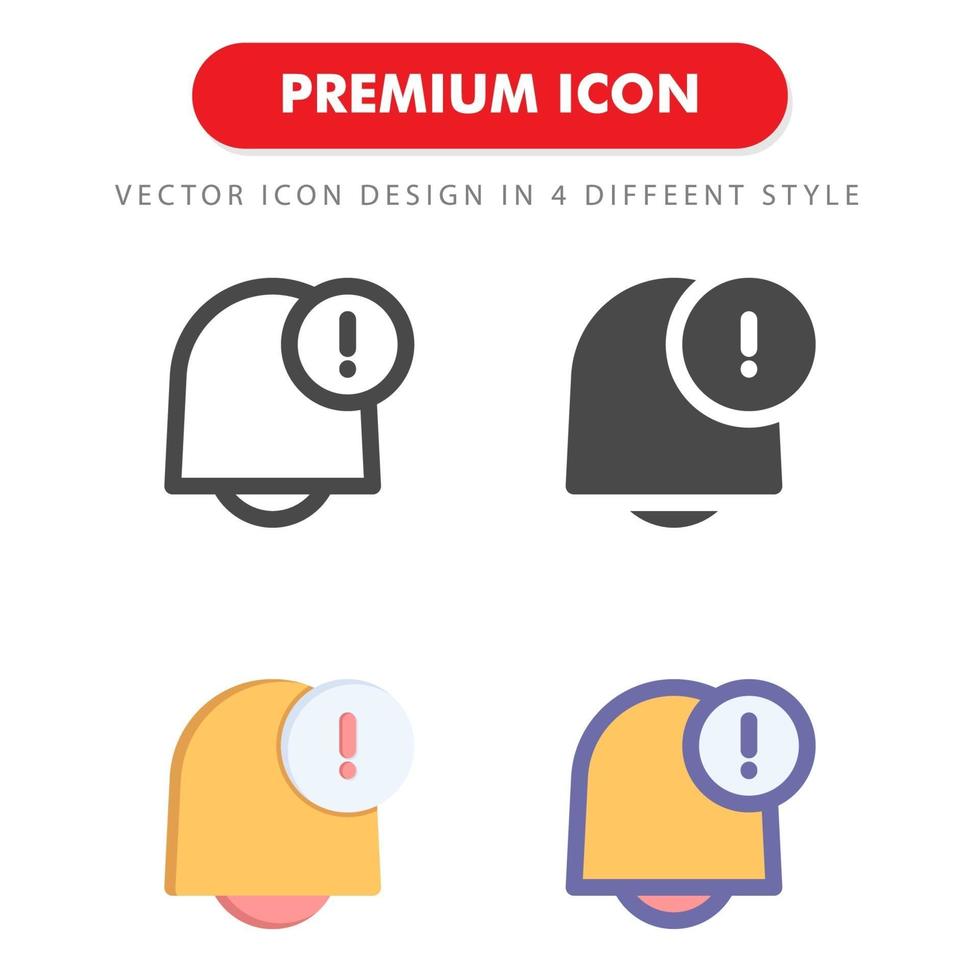 Benachrichtigungssymbolpaket isoliert auf weißem Hintergrund. für Ihr Website-Design, Logo, App, UI. Vektorgrafiken Illustration und bearbeitbarer Strich. eps 10. vektor