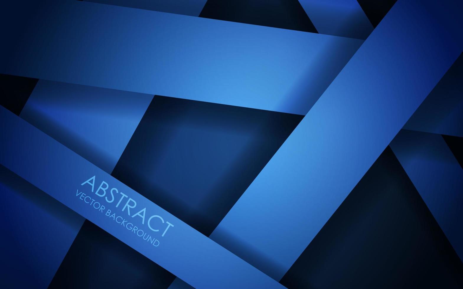 abstrakt mörk blå överlappning skikten med triangel former bakgrund. eps10 vektor