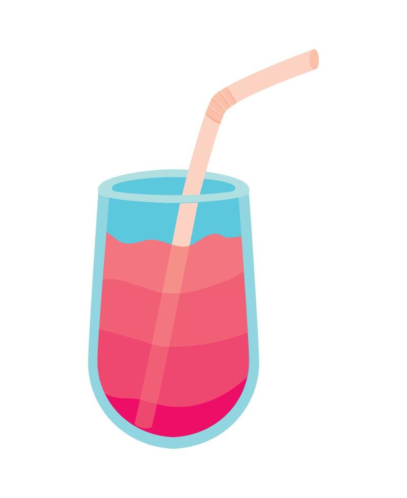 rosa cocktail illustration vektor