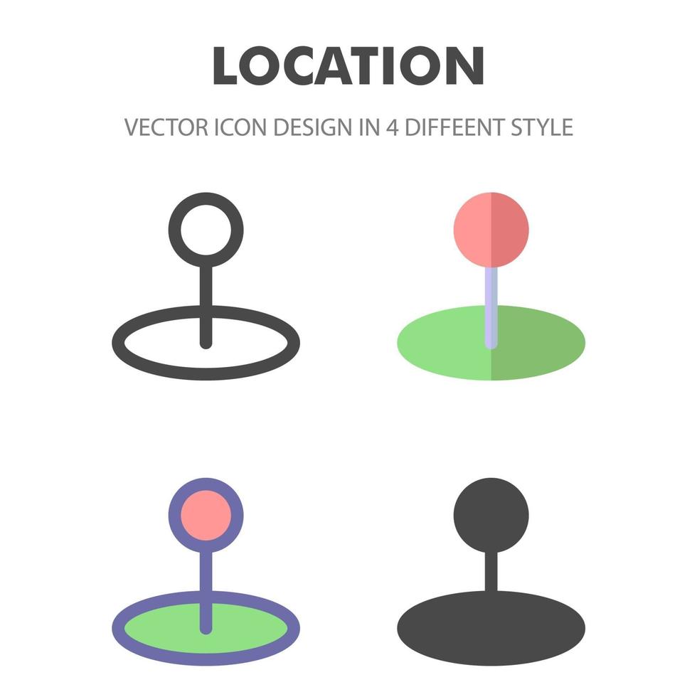 platsikon. för din webbdesign, logotyp, app, ui. vektorgrafikillustration och redigerbar stroke. eps 10. vektor