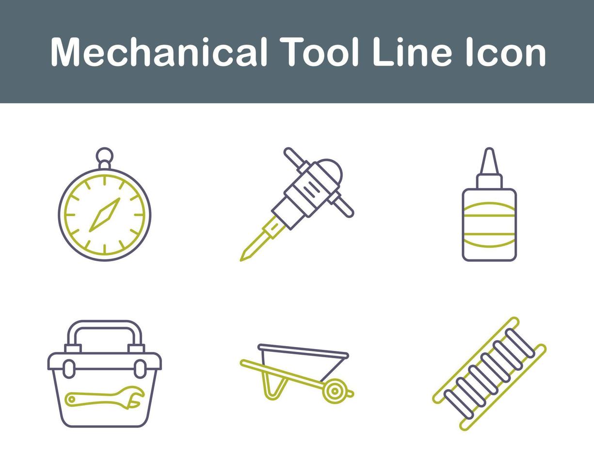 mechanisch Werkzeug Vektor Symbol einstellen