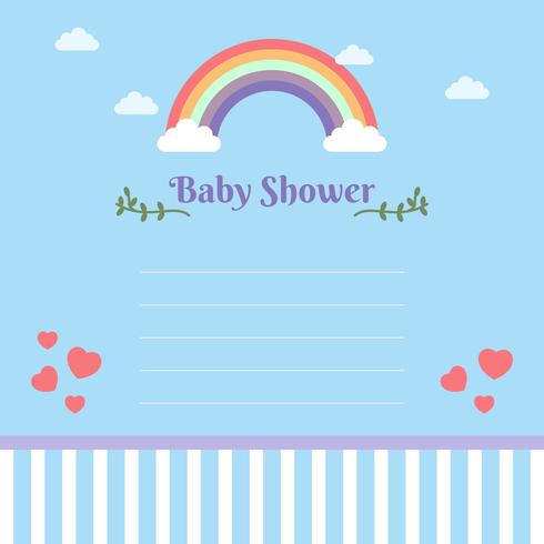 Baby shower bakgrund vektorer