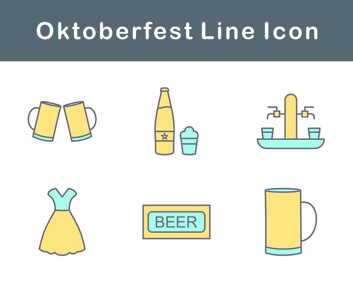 Oktoberfest Vektor Symbol einstellen