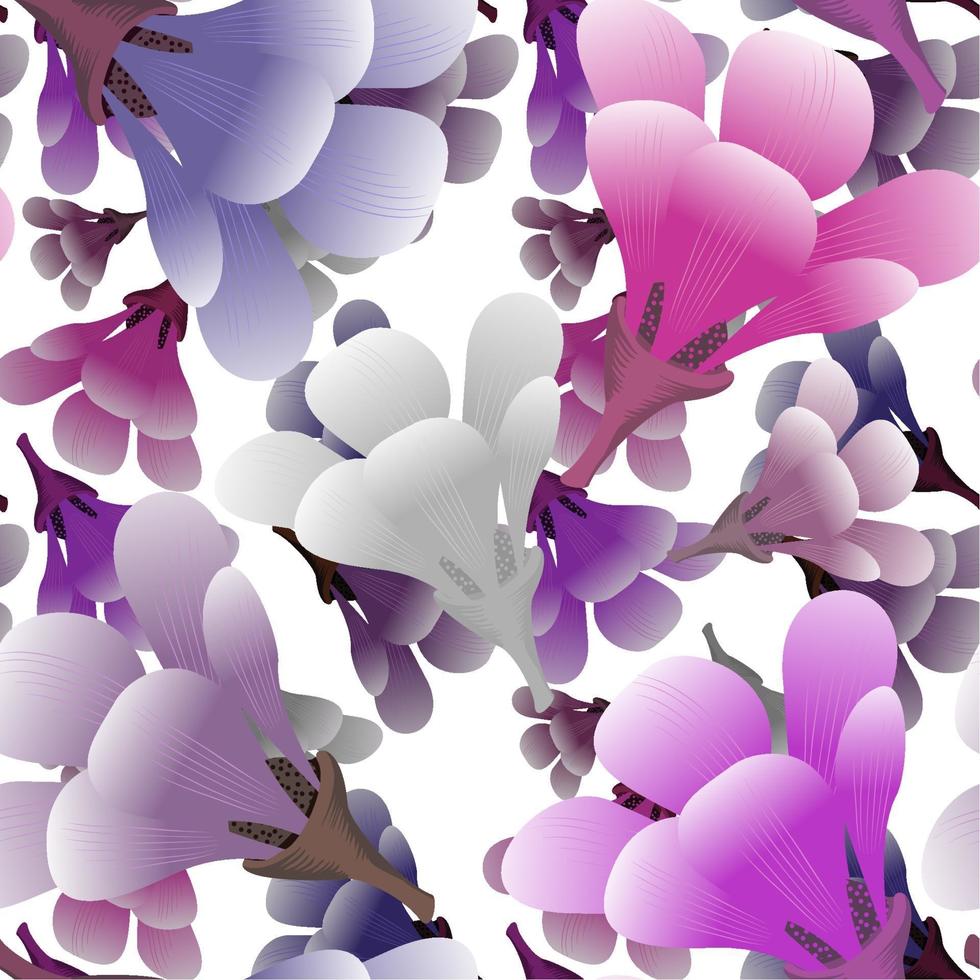abstrakt modern blommig minimal organisk mönsterdesign vektor