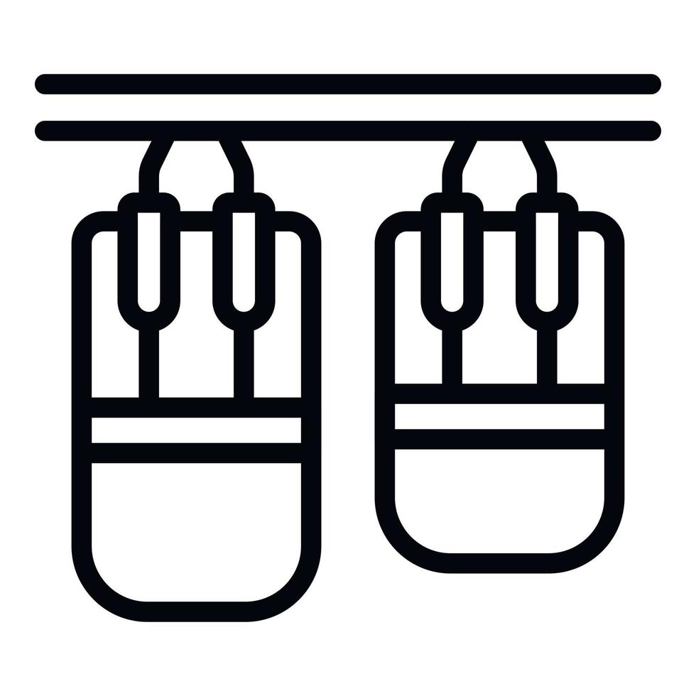 Box schlagen Symbol Gliederung Vektor. Geschäft Geschäft vektor