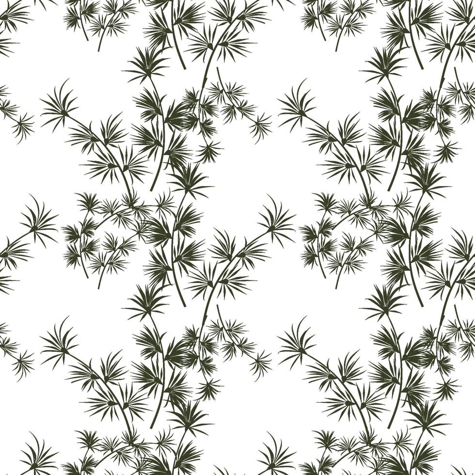 modernes abstraktes organisches Blumenwiederholungsmusterdesign vektor