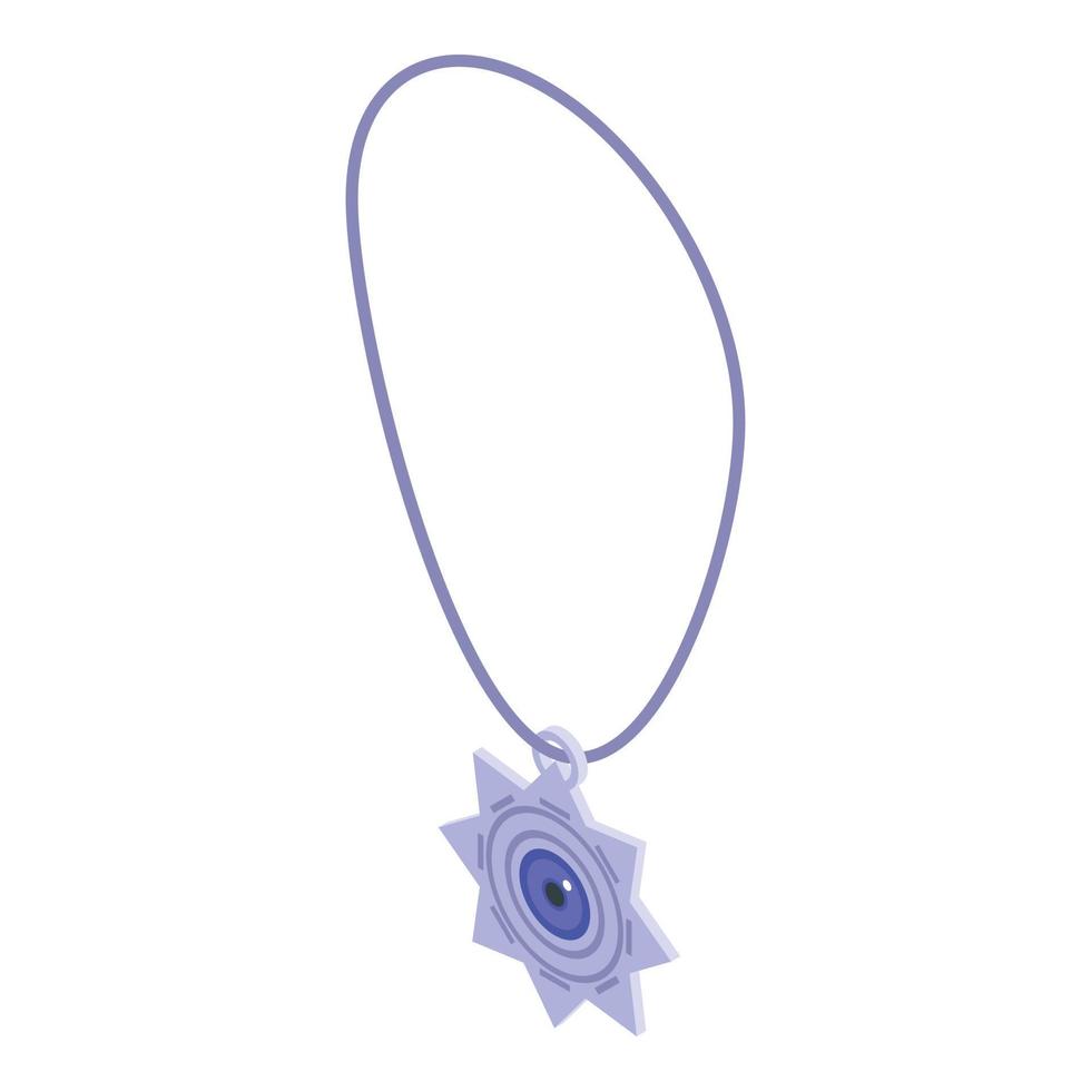 Star Amulett Symbol isometrisch Vektor. Magie Design vektor