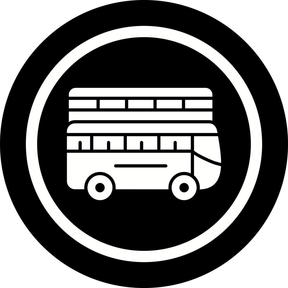 Doppelbus-Vektorsymbol vektor