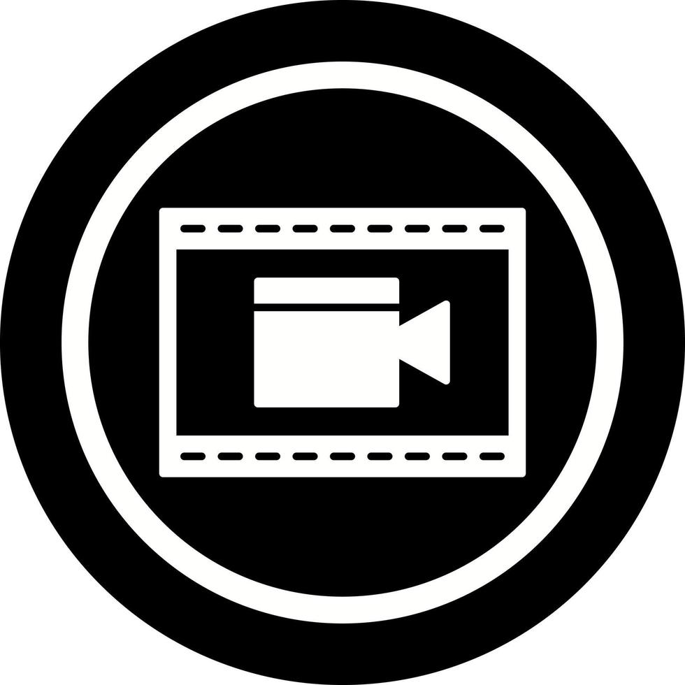 Video und Animation einzigartig Vektor Symbol