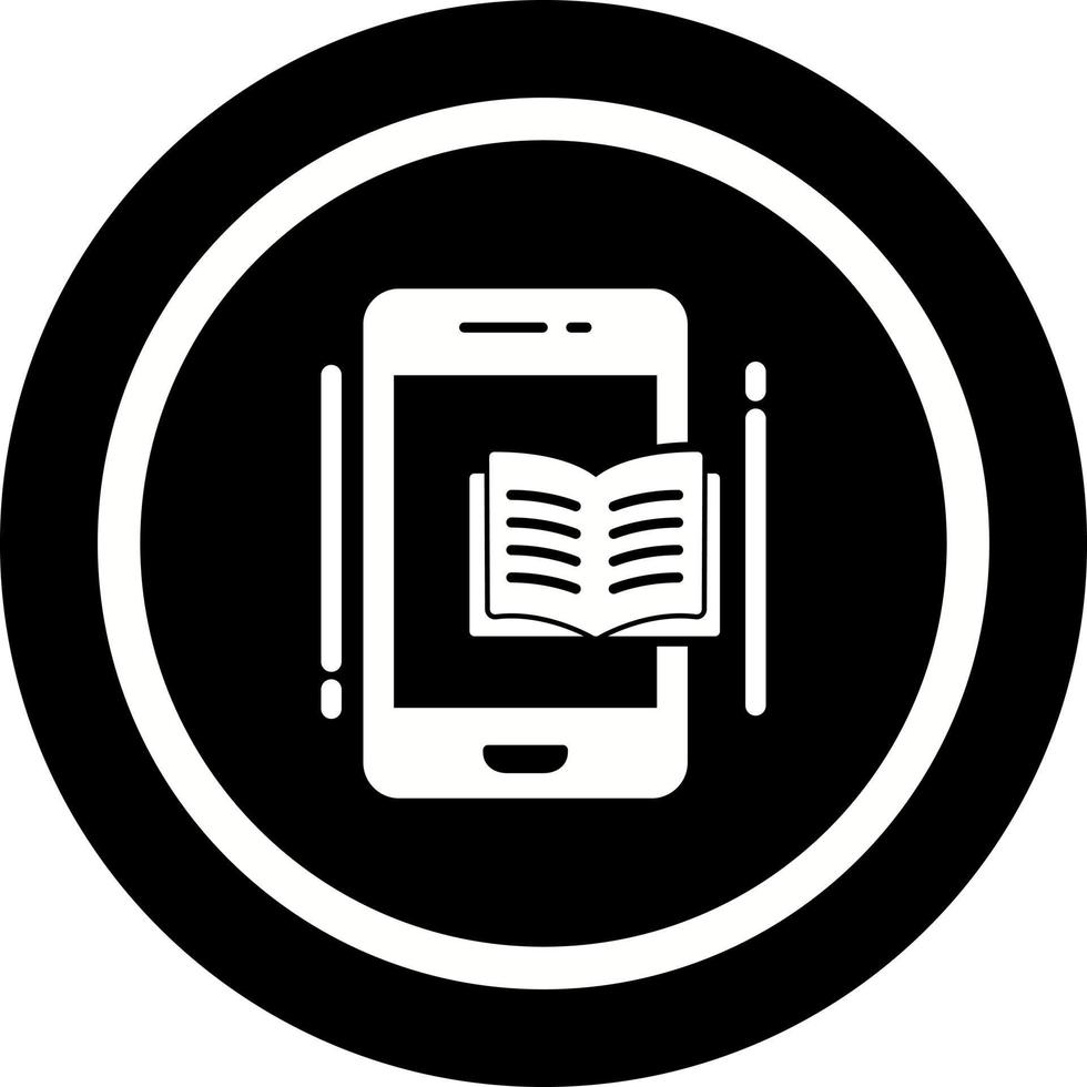 e-Buch-Vektorsymbol vektor