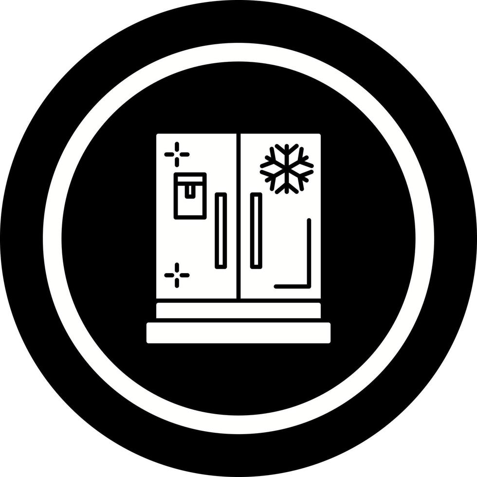 Kühlschrank-Vektor-Symbol vektor