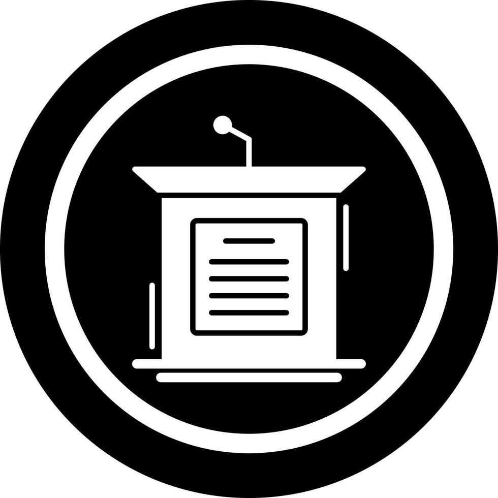 Podium-Vektor-Symbol vektor