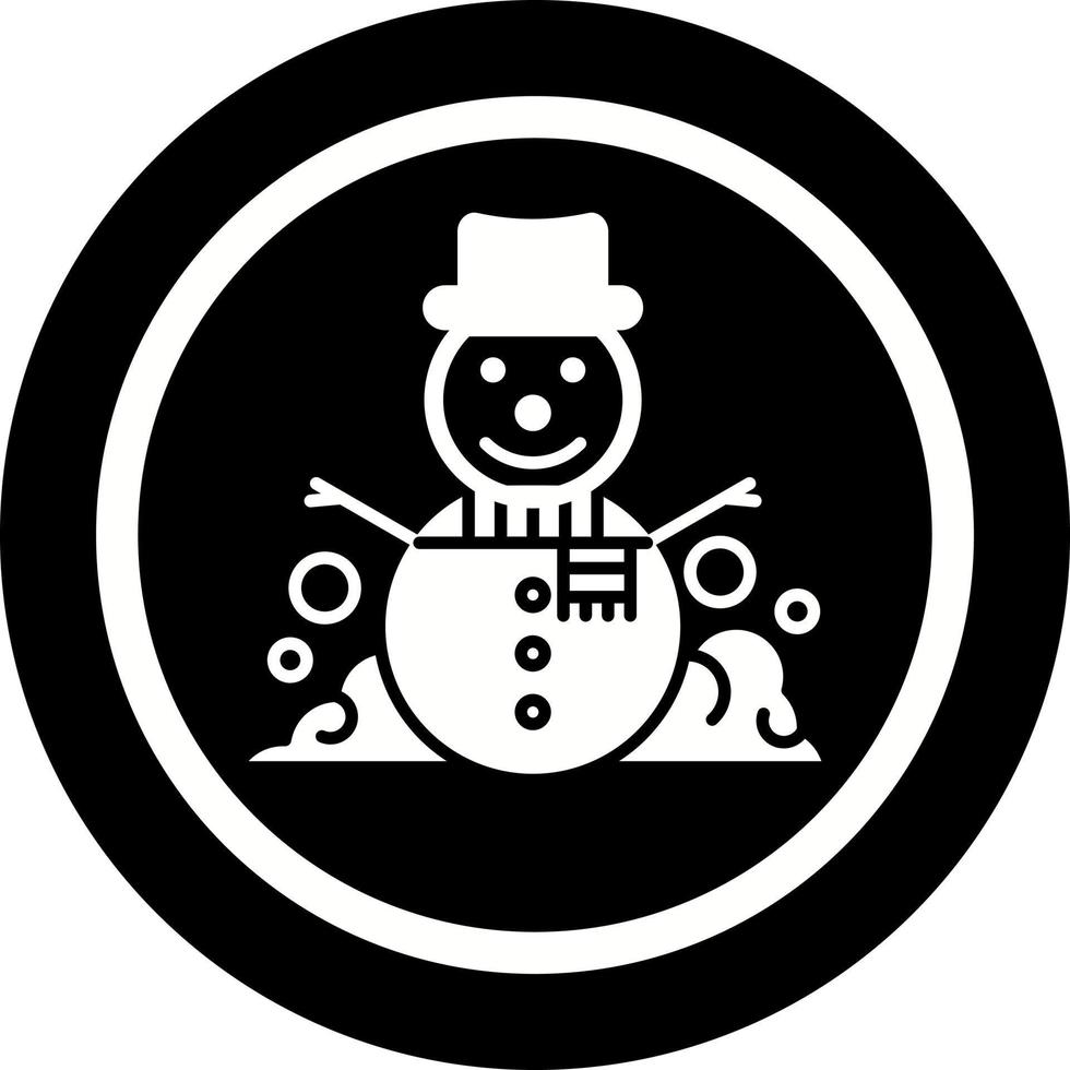 Schneemann-Vektor-Symbol vektor