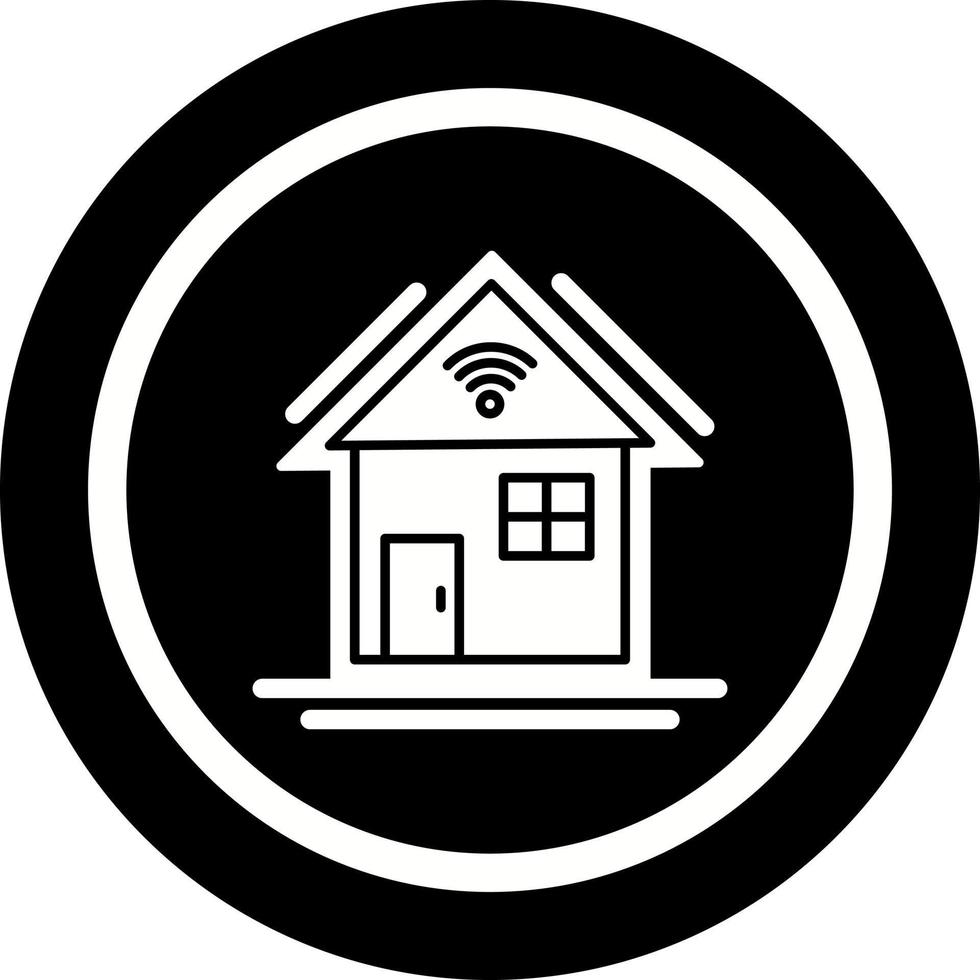 Smart-Home-Vektorsymbol vektor