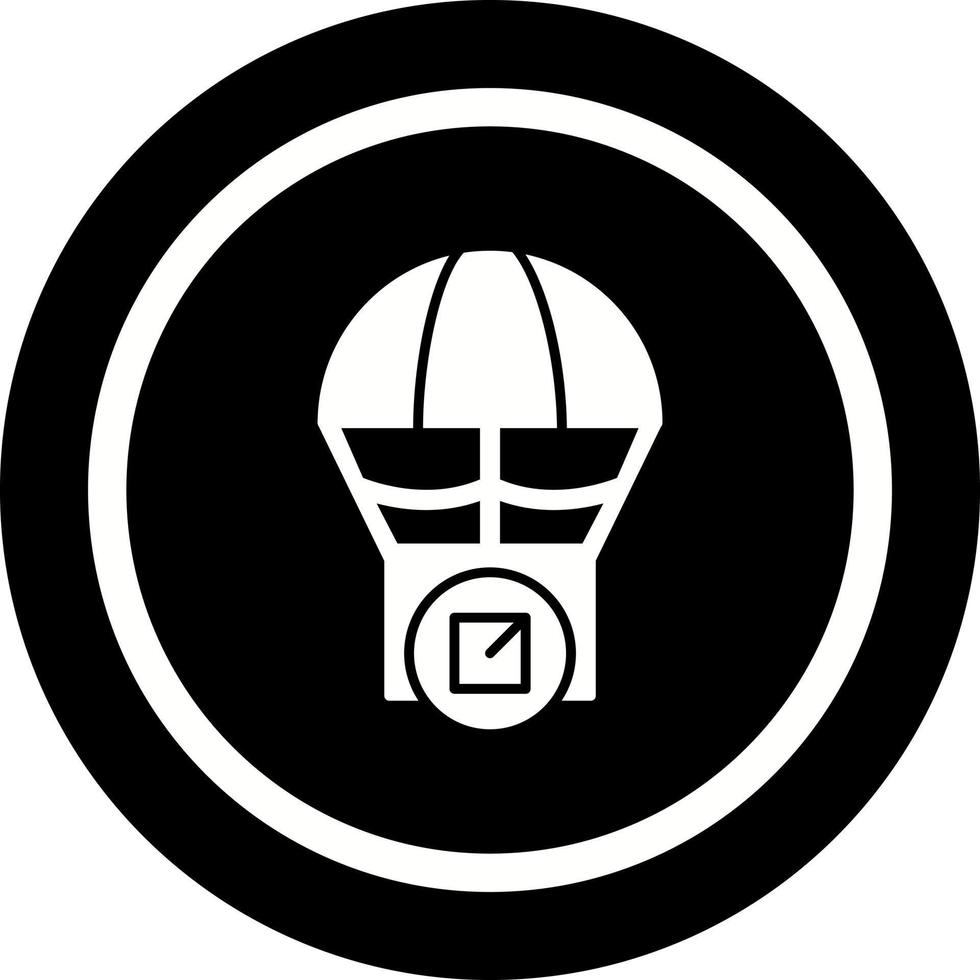 Fallschirm-Vektor-Symbol vektor