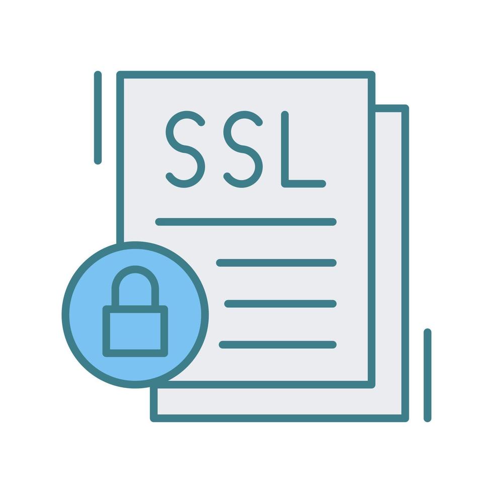 SSL-Vektorsymbol vektor