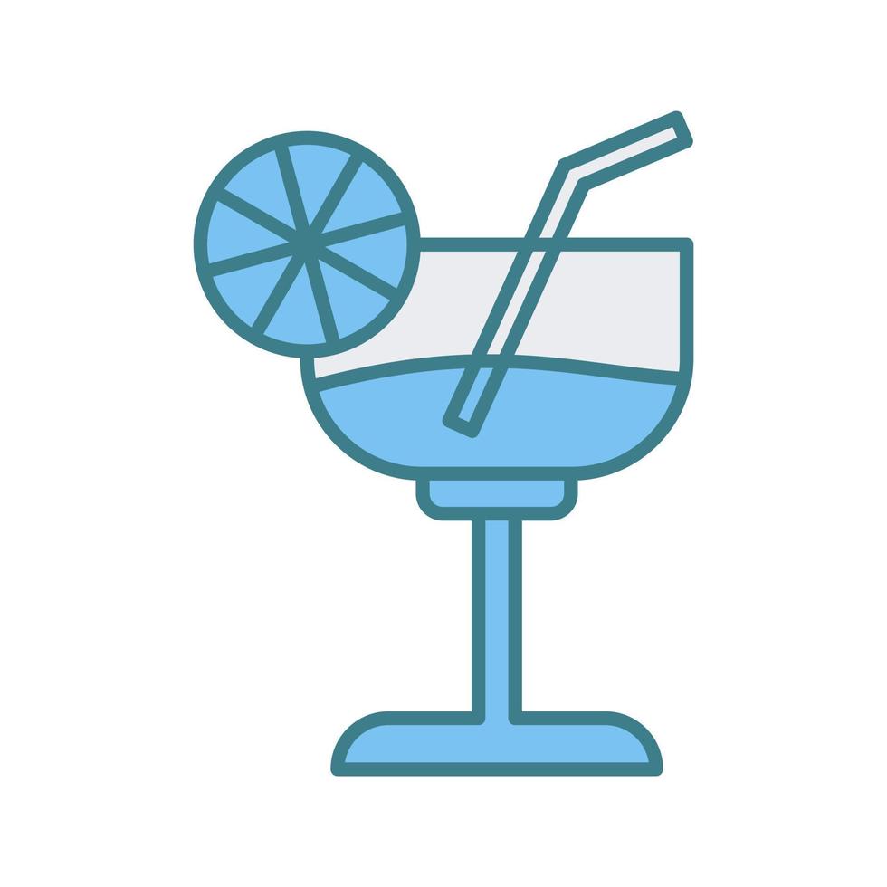 Cocktail-Vektor-Ikone vektor