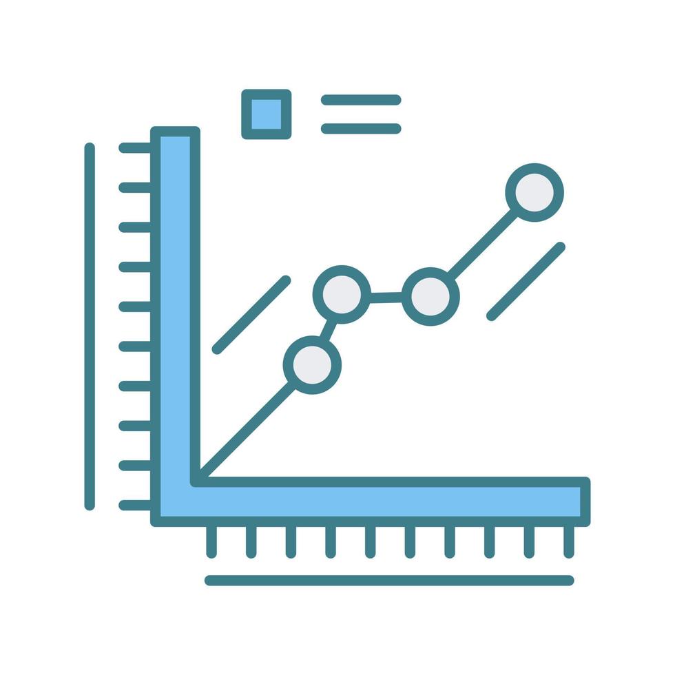 Diagrammvektorsymbol vektor