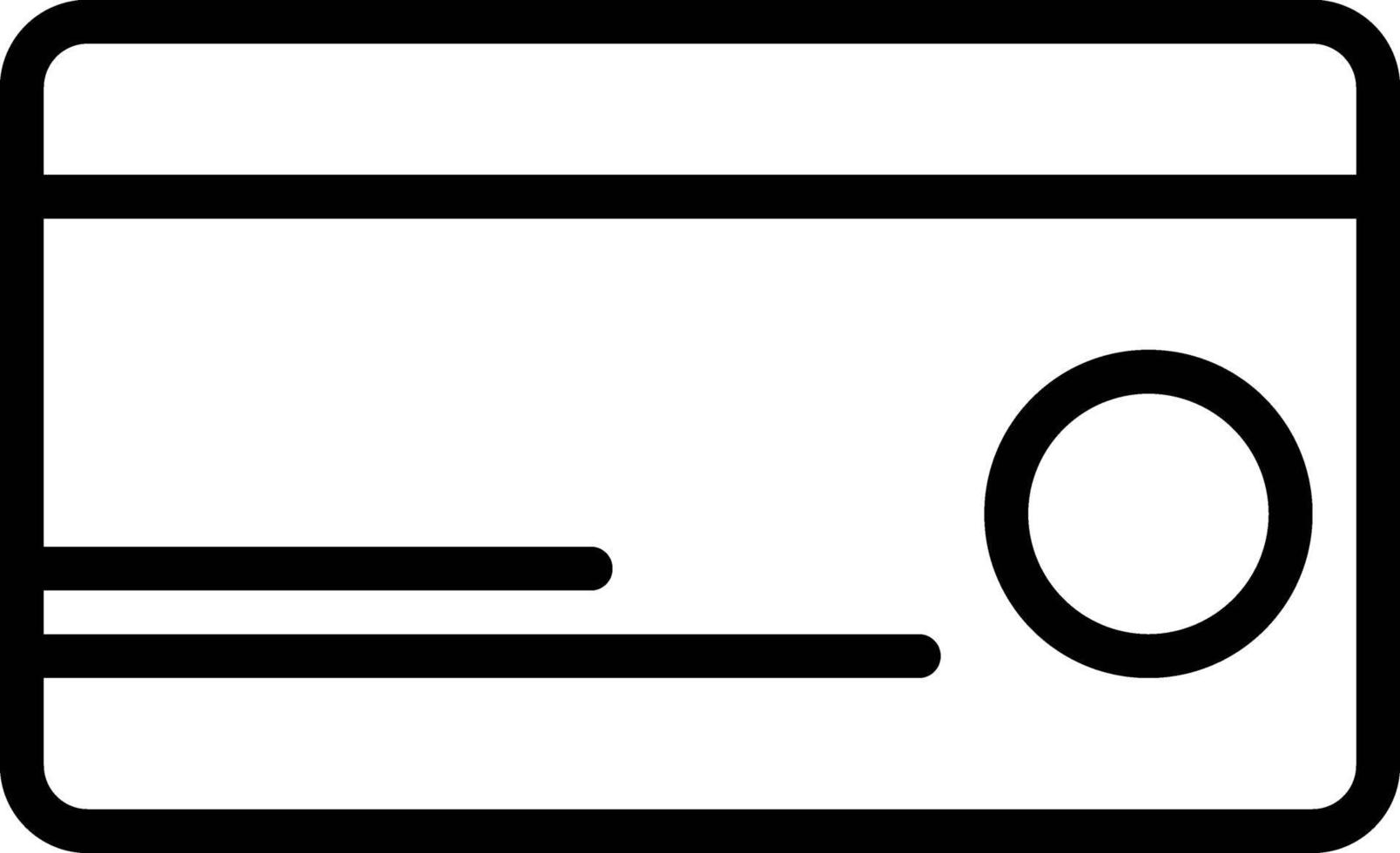 Zeilensymbol für Lastschrift vektor