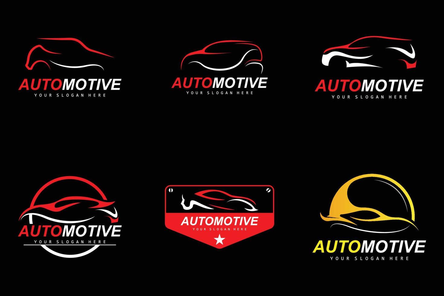 Autologo, Autoreparaturvektor, Markendesign der Reparaturwerkstatt, Autopflege, Autoersatzteile vektor