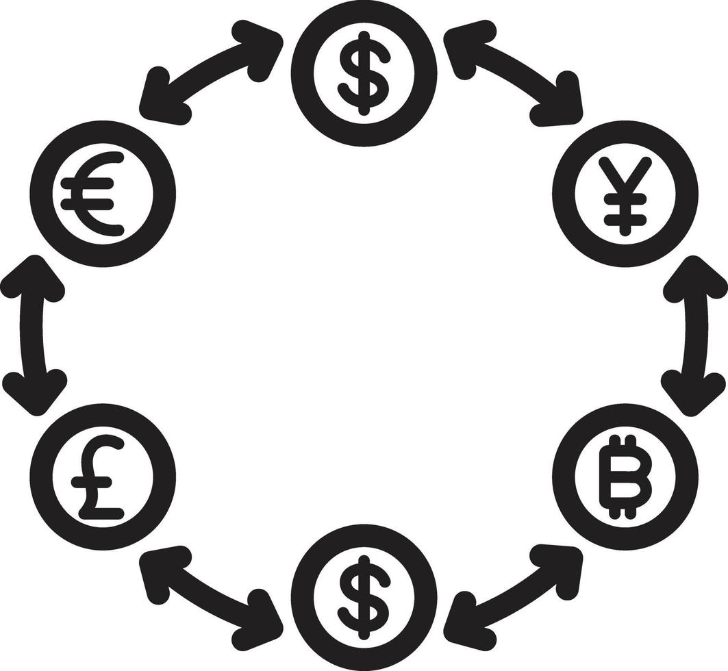 Liniensymbol für Geld vektor
