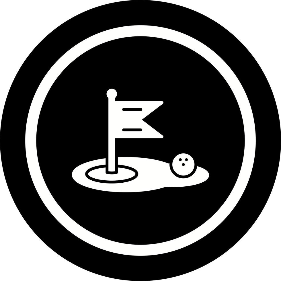 Golf-Vektor-Symbol vektor