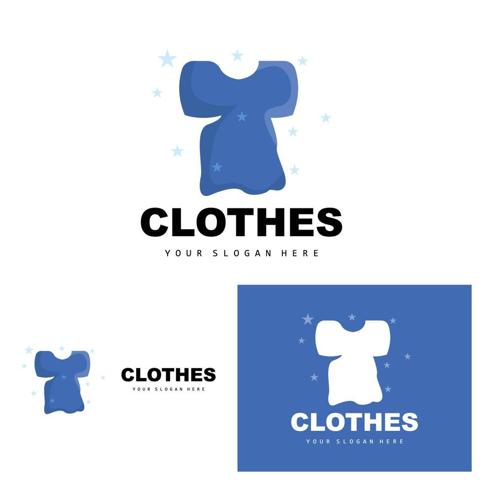 Kläder logotyp, enkel stil skjorta design, Kläder Lagra vektor, mode, företag varumärke och mall ikon vektor